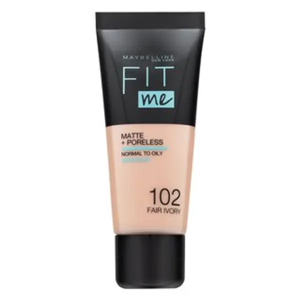Maybelline Maybelline Fit Me! Foundation Matte + Poreless tekući make-up s matirajućim učinkom 102 Fair Ivory 30 ml