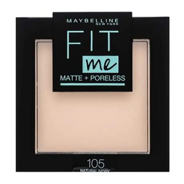 Maybelline Maybelline Fit Me! Matte + Poreless Powder puder s matirajućim učinkom 105 Natural Ivory 9 g