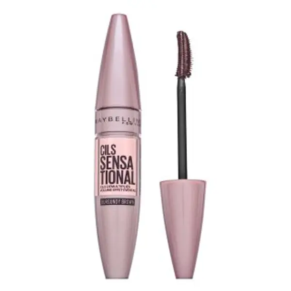 Maybelline Maybelline Lash Sensational Full Fan Effect Mascara maskara za produljenje i uvijanje trepavica Burgundy Brown 9,5 g