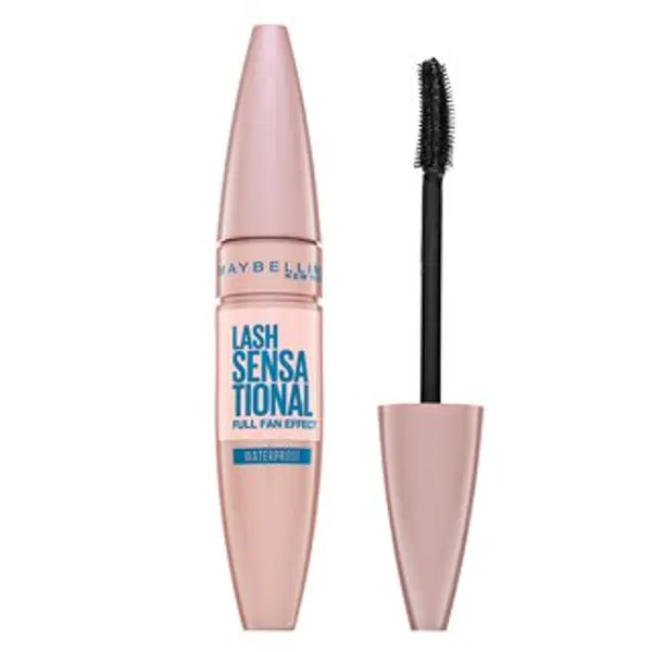 Maybelline Maybelline Lash Sensational Waterproof Mascara vodootporna maskara za produljenje i uvijanje trepavica Black 9,4 ml