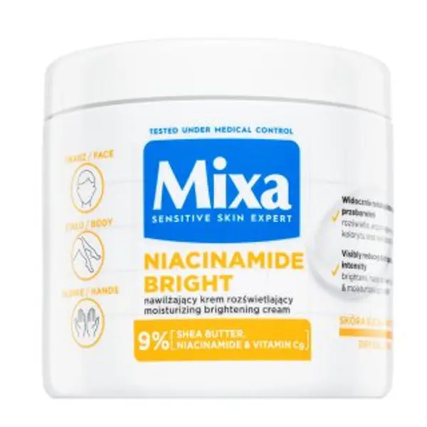 Mixa Mixa Niacinamide Bright hidratantna krema Moisturising Anti-Dark Spot Cream 400 ml