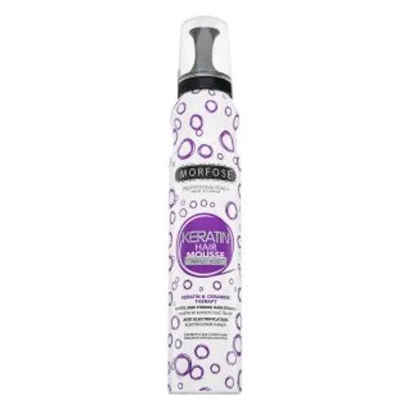 Morfose Morfose Hair Mousse Perfect Hold pjenasti učvršćivač za kosu za volumen kose Keratin 200 ml