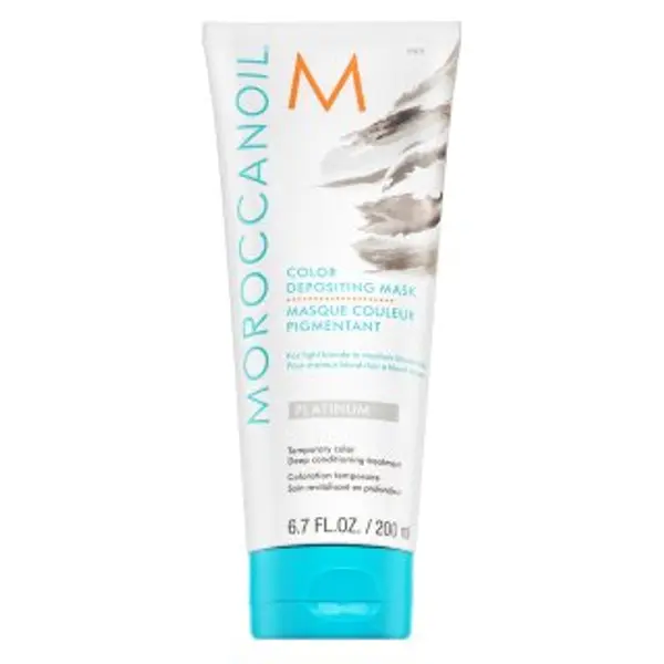 Moroccanoil Moroccanoil Color Depositing Mask hranjiva maska s pigmentima u boji Platinum 200 ml