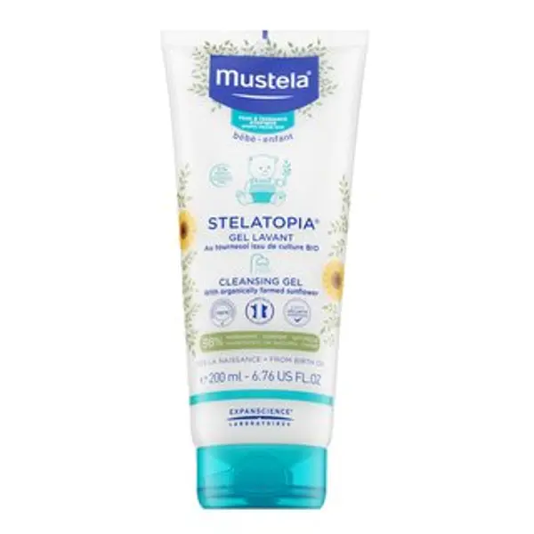 Mustela Mustela Bébé Stelatopia hranjivi gel za čišćenje Cleansing Gel 200 ml
