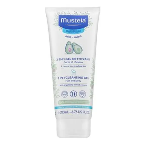 Mustela Mustela Bébé šampon i gel za tuširanje 2 u 1 2-In-1 Hair & Body Shampoo 200 ml