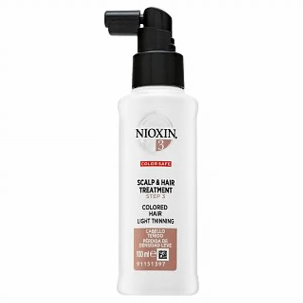 Nioxin Nioxin System 3 Scalp & Hair Treatment njega kose bez ispiranja za tanku obojenu kosu 100 ml