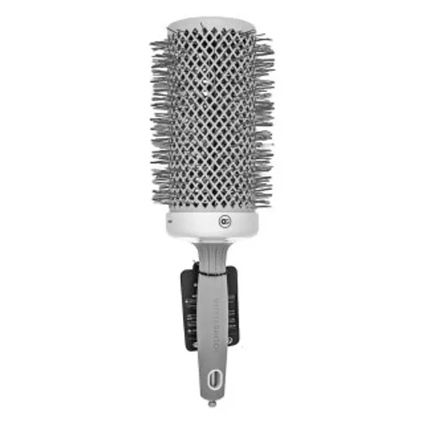 Olivia Garden Olivia Garden Expert Blowout Speed Round Brush Wavy Bristles White & Grey 65 mm četka za kosu