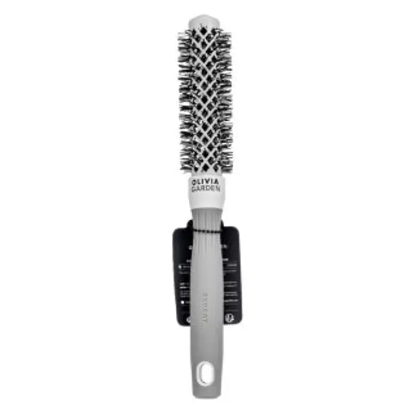 Olivia Garden Olivia Garden Expert Blowout Shine Round Brush White & Grey 20 mm četka za kosu