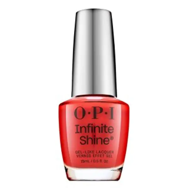 OPI OPI Infinite Shine Gel-Like Lacquer lak za nokte s gel efektom Knock 'Em Red 15 ml