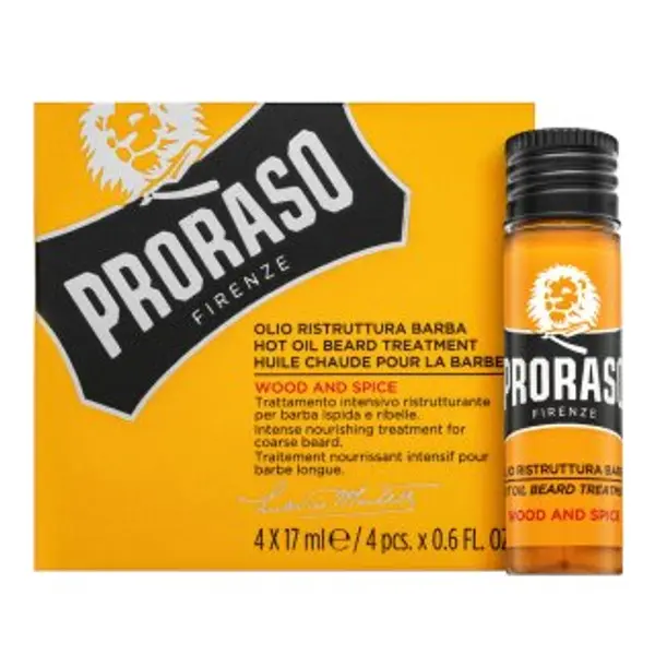 Proraso Proraso Wood And Spice ulje Hot Oil Beard Treatment 4 x 17 ml