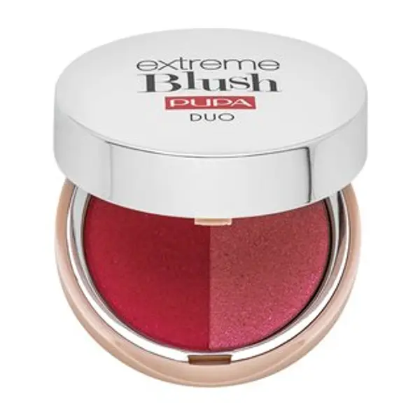 Pupa Pupa Extreme Blush DUO puderasto rumenilo 140 Radiant Flamingo - Glow Creamy 4 g