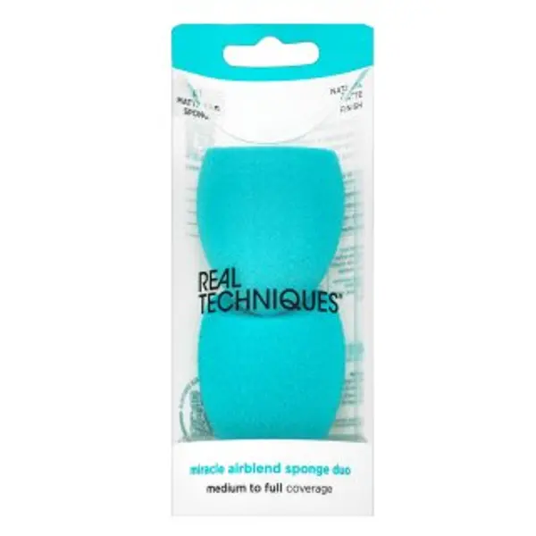 Real Techniques Real Techniques Miracle Airblend Sponge Duo spužvica za nanošenje šminke