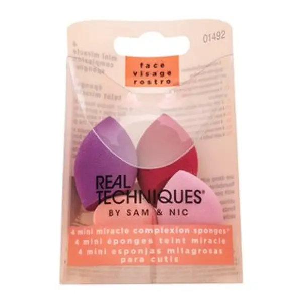 Real Techniques Real Techniques Miracle Complexion Mini Sponges 4 pcs spužvica za nanošenje šminke