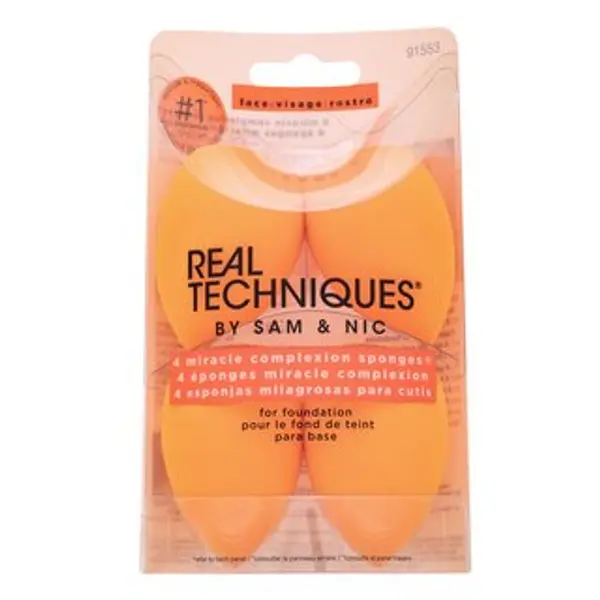 Real Techniques Real Techniques Miracle Complexion Sponges 4 pcs spužvica za nanošenje šminke