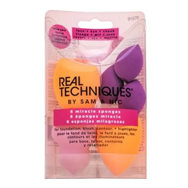 Real Techniques Real Techniques Miracle Sponges 6pcs Set darčeková sada