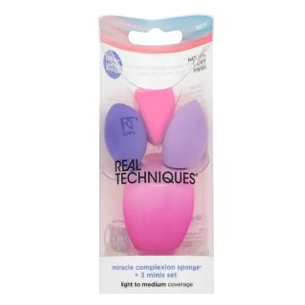 Real Techniques Real Techniques Sunrise To Sunset Miracle Complexion Sponge + 3 Minis Set spužvica za nanošenje šminke