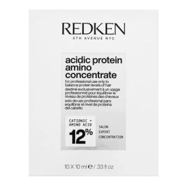 Redken Redken Acidic Protein Amino Concentrate koncentrirana obnavljajuća njega za vrlo suhu i oštećenu kosu 10 x 10 ml