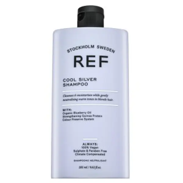 REF REF Cool Silver Shampoo neutralizirajući šampon za platinasto plavu i sijedu kosu 285 ml