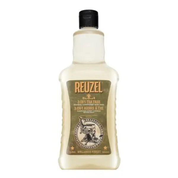 Reuzel Reuzel 3-in-1 Tea Tree Shampoo šampón, kondicionér a sprchový gel 1000 ml