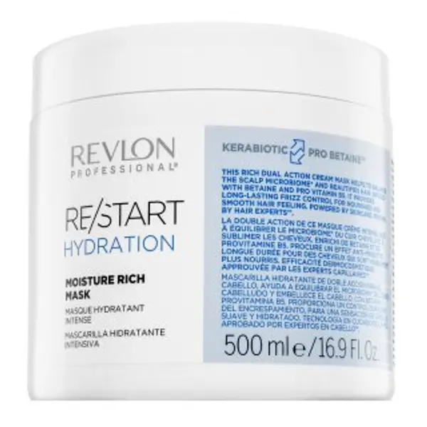 Revlon Professional Revlon Professional Restart Hydration Moisture Rich Mask hranjiva maska za kosu s hidratantnim učinkom 500 ml