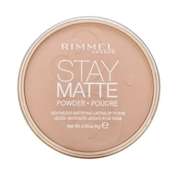 Rimmel London Rimmel London Stay Matte Long Lasting Pressed Powder puder s matirajućim učinkom 003 Peach Glow 14 g