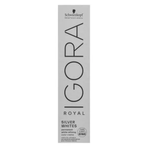 Schwarzkopf Professional Schwarzkopf Professional Igora Royal SilverWhite Permanent White Refining Color Creme profesionalna trajna boja za kosu za platinasto plavu i sijedu k