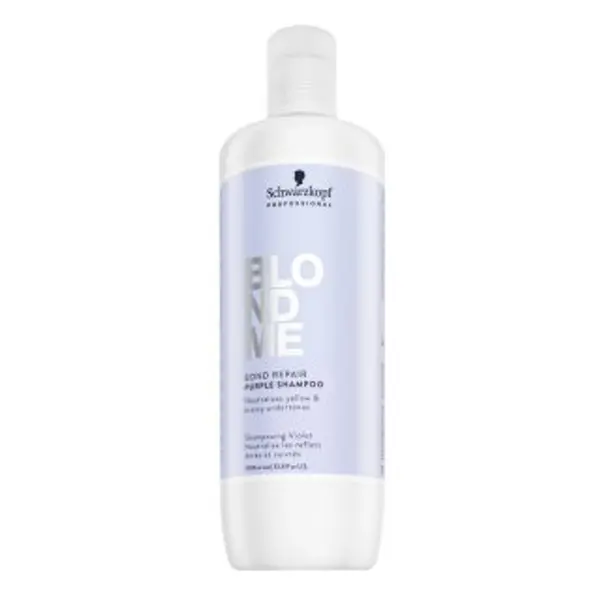 Schwarzkopf Professional Schwarzkopf Professional BlondMe Bond Repair Purple Shampoo šampon za toniranje kose za neutraliziranje žutih nijansi 1000 ml