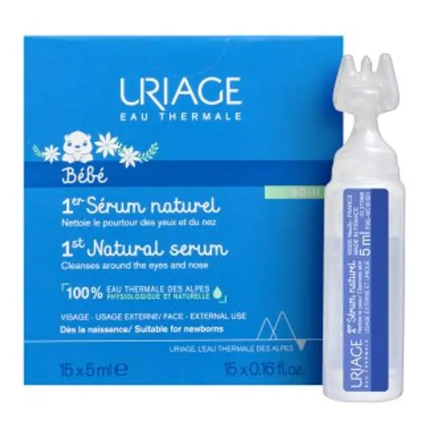 Uriage Uriage Bébé umirujuća emulzija 1st Natural Serum 15 x 5 ml