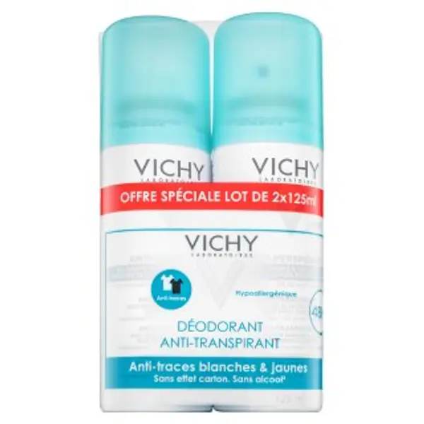 Vichy Vichy antiperspirant Deodorant Anti-Transpirant 48H - No Marks 2 x 125 ml