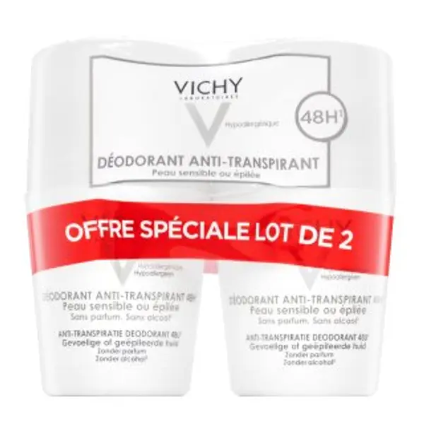 Vichy Vichy antiperspirant 48H Deodorant Anti-Transpirant Sensitive Roll-on 2 x 50 ml