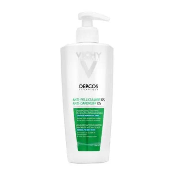 Vichy Vichy Dercos Anti-Dandruff DS Dermatological Shampoo šampon protiv prhuti za normalnu i masnu kosu 390 ml