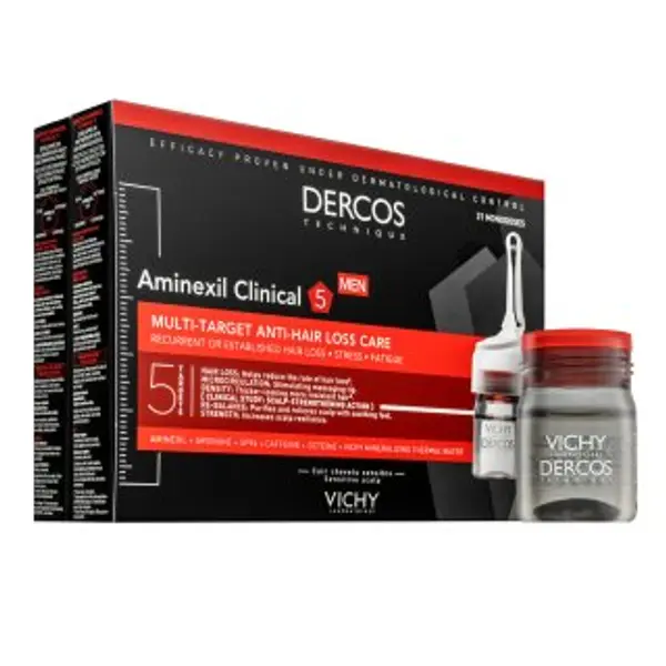 Vichy Vichy Dercos Men Aminexil Clinical 5 tretman za kosu protiv opadanja kose 21x6 ml