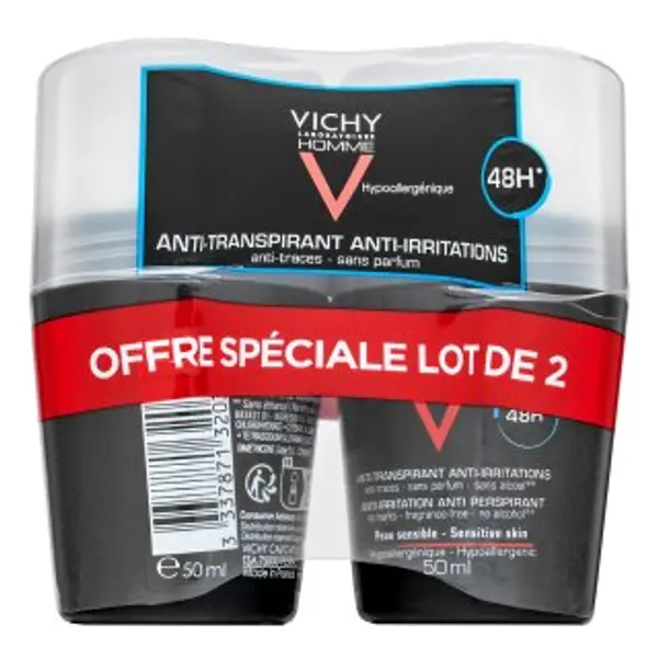 Vichy Vichy Homme antiperspirant Anti-Transpirant 48H Extra Sensitive 2 x 50 ml