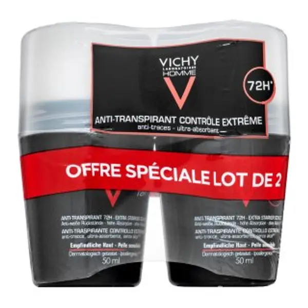 Vichy Vichy Homme dezodorans 72H Extreme-Control Anti Perspirant 2 x 50 ml