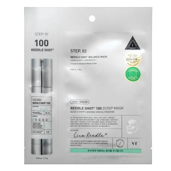 VT Cosmetics VT Cosmetics Reedle Shot 100 dvofazna maska ​​za lice 2 Step Mask 1,5 g + 25 g