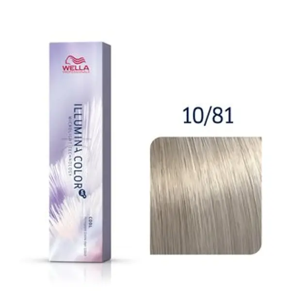 Wella Professionals Wella Professionals Illumina Color Me+ profesionalna trajna boja za kosu 10/81 60 ml