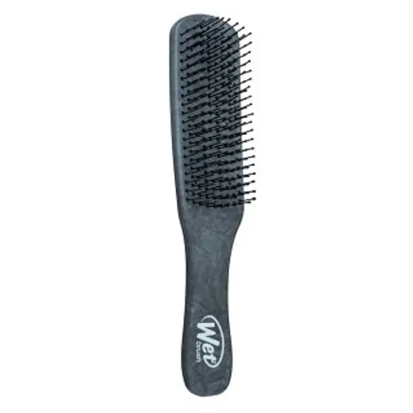 Wet Brush Wet Brush Men's Detangle Black Leather četka za kosu za muškarce