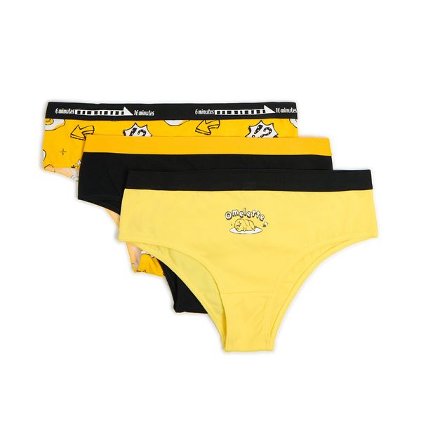 Cropp Cropp - 3-paket gaćice Gudetama - šaren
