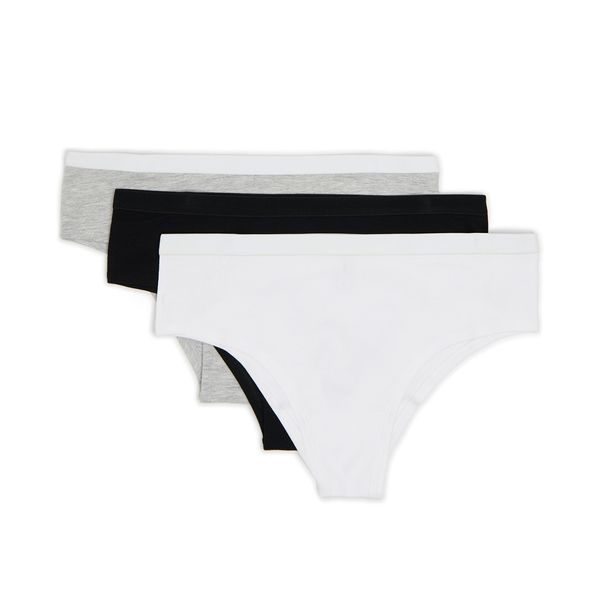 Cropp Cropp - 3-paket gaćice - tamnosivo