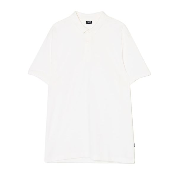 Cropp Cropp - Basic pamučna polo-majica - bijela
