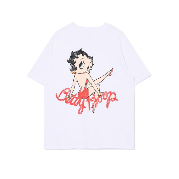 Cropp Cropp - Bijela majica s printom Betty Boop - bijela