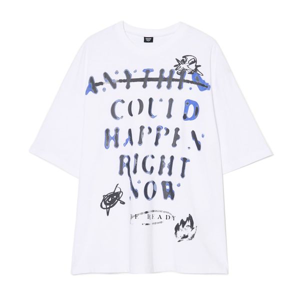 Cropp Cropp - Bijela majica s printom - bijela