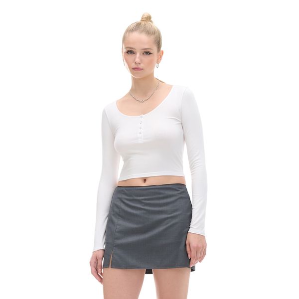 Cropp Cropp - Bluza dugih rukava - bijela