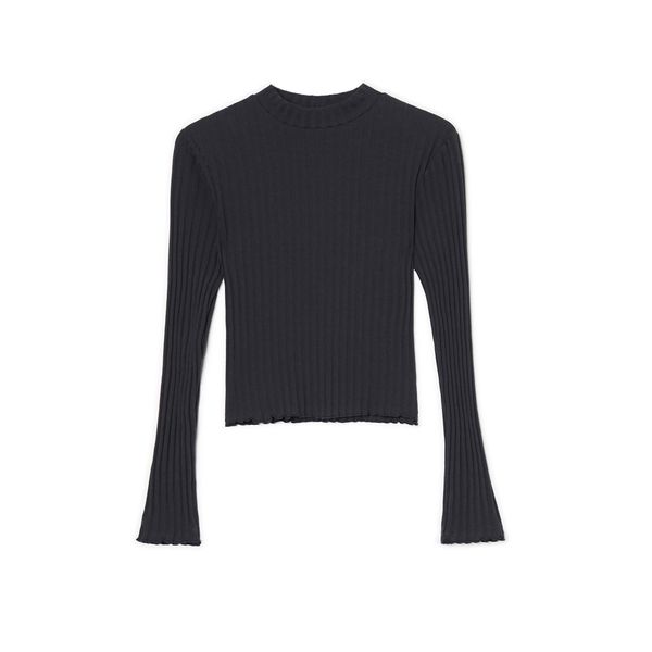 Cropp Cropp - Bluza dugih rukava - tamnosivo