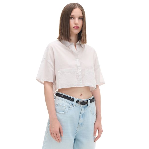 Cropp Cropp - Božićna košulja - krem