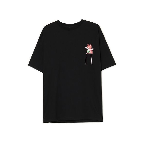 Cropp Cropp - Božićna majica - crno