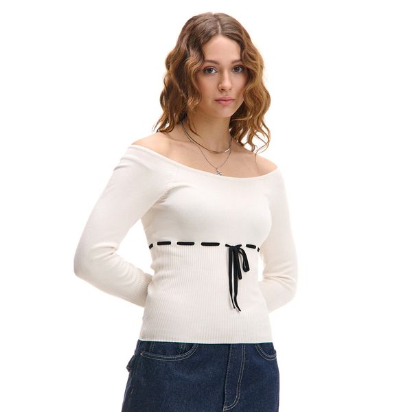 Cropp Cropp - Džemper - krem