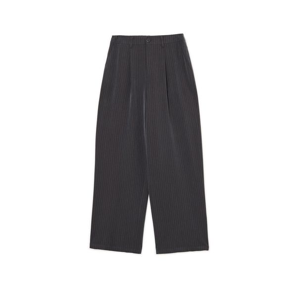 Cropp Cropp - Hlače na pruge - tamnosivo