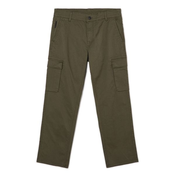 Cropp Cropp - Hlače s cargo džepovima - Boja zemlje