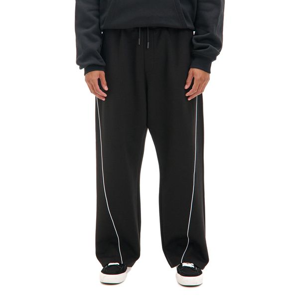 Cropp Cropp - Hlače sa širokim nogavicama - crno